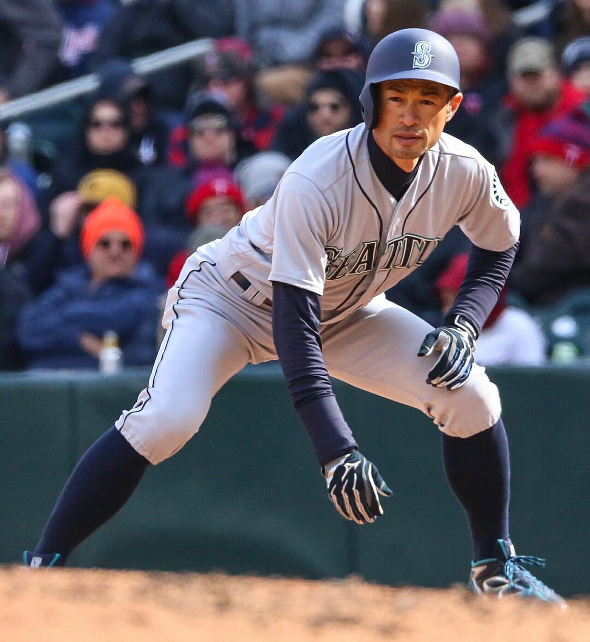 Ichiro Suzuki (ex-Orix) in a Mariners uniform in MLB